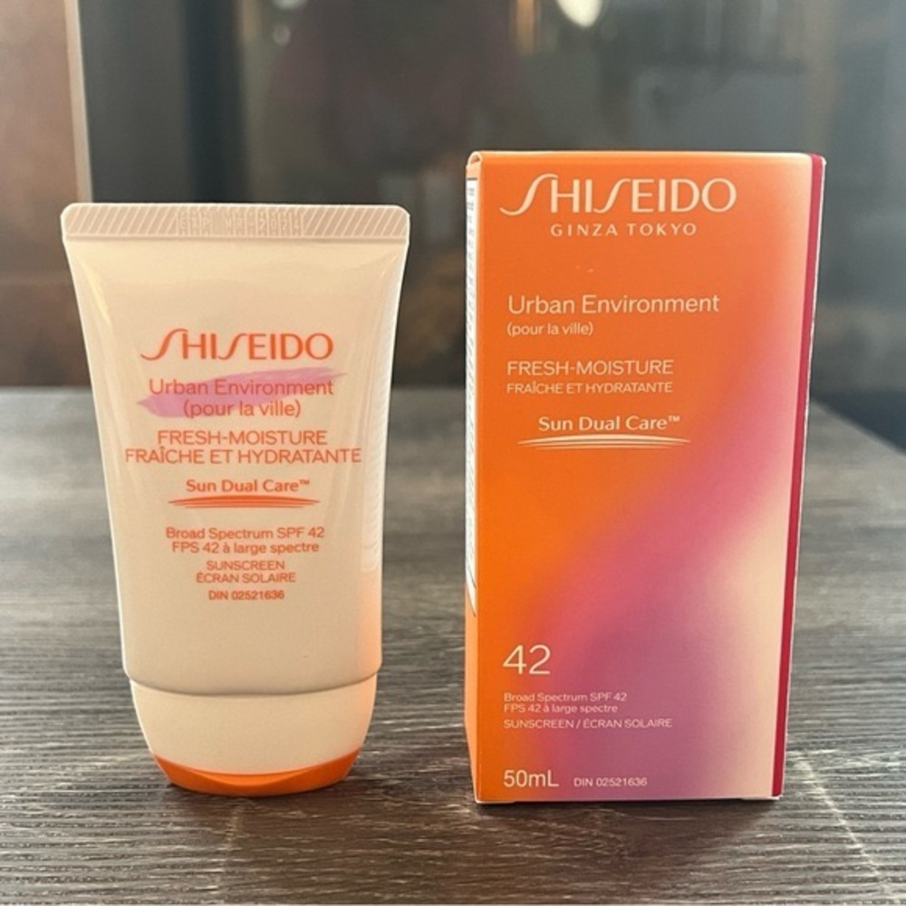 New Shiseido Urban Environment FreshMoisture Sunscreen SPF42 50ml